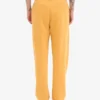 Pantalon de survêtement bio à coupe droite - Jaune brûlé