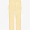 Pantalon de survêtement bio à coupe droite - Jaune pâle