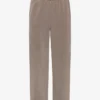 Pantalon de survêtement bio à coupe droite - Kaki délavé