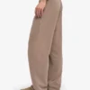 Pantalon de survêtement bio à coupe droite - Kaki délavé