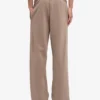 Pantalon de survêtement bio à coupe droite - Kaki délavé