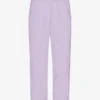 Pantalon de survêtement bio à coupe droite - Lavande douce