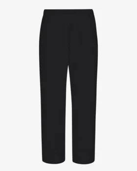 Pantalon de survêtement bio à coupe droite - Noir intense