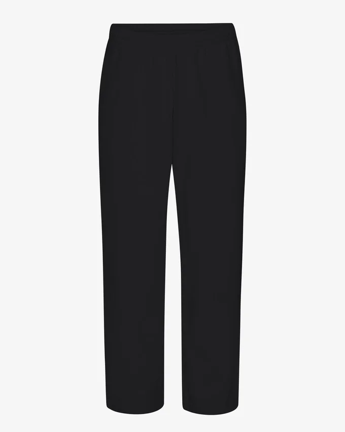 Pantalon de survêtement bio à coupe droite - Noir intense
