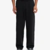Pantalon de survêtement bio à coupe droite - Noir intense