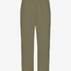 Pantalon de survêtement bio à coupe droite - Olive poussiéreuse