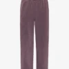 Pantalon de survêtement bio à coupe droite - Raisin délavé
