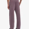Pantalon de survêtement bio à coupe droite - Raisin délavé