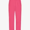 Pantalon de survêtement bio coupe droite - rose bubble-gum