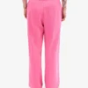Pantalon de survêtement bio coupe droite - rose bubble-gum