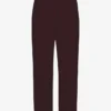 Pantalon de survêtement bio à coupe droite - Rouge sang de bœuf