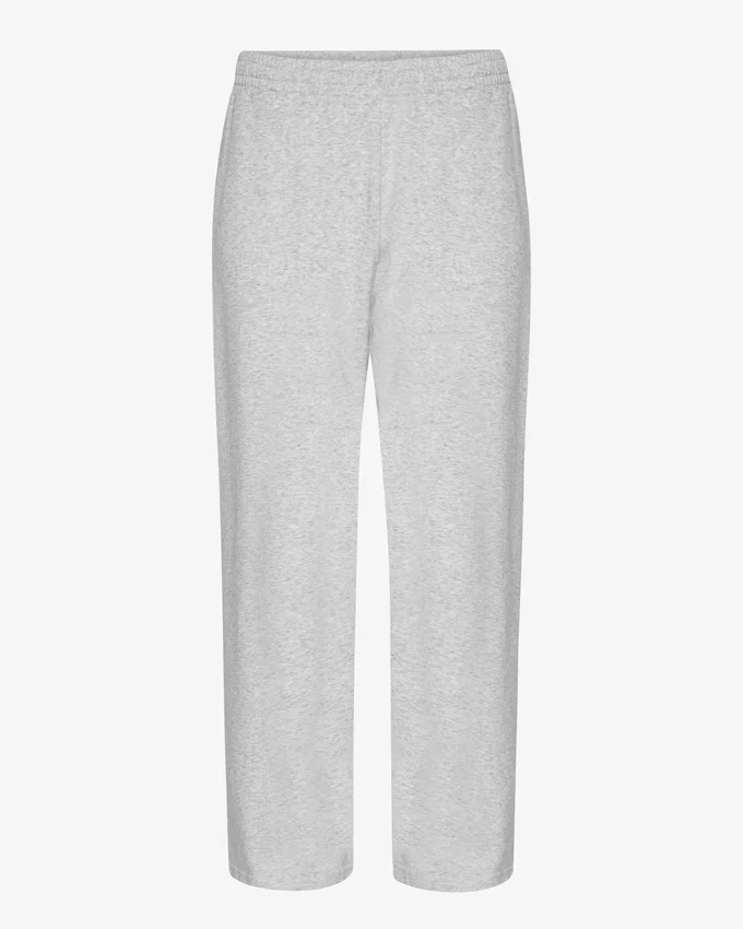 Pantalon de survêtement bio à coupe droite - Snow Melange