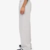 Pantalon de survêtement bio à coupe droite - Snow Melange