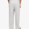Pantalon de survêtement bio à coupe droite - Snow Melange