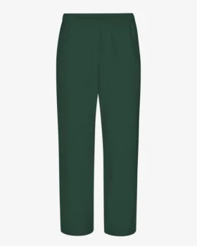 Pantalon de survêtement bio à coupe droite - Vert émeraude