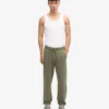Pantalon de survêtement bio - Olive poussiéreux