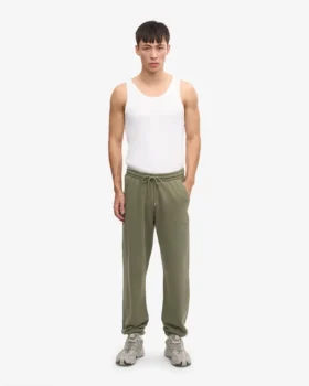 Pantalon de survêtement bio – Olive poussiéreux