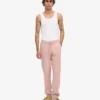 Pantalon de survêtement bio - Rose délavé