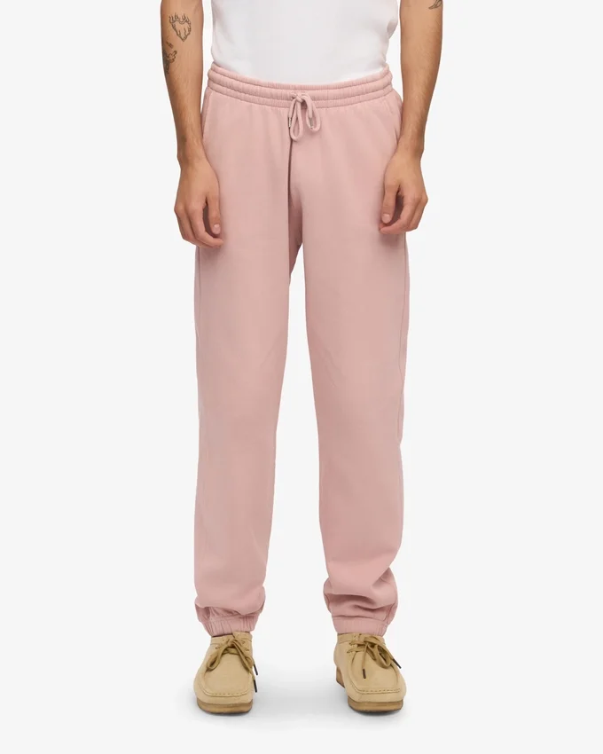 Pantalon de survêtement bio - Rose délavé