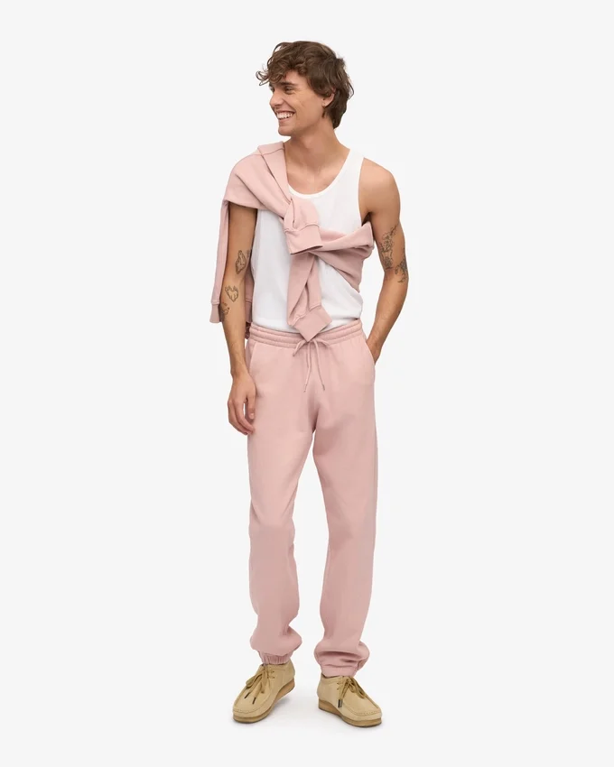 Pantalon de survêtement bio - Rose délavé