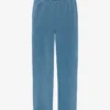 Pantalon de survêtement droit en coton bio - Indigo délavé