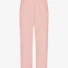 Pantalon de survêtement droit en coton bio - Rose délavé
