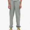 Pantalon de survêtement en coton bio - Bleu acier