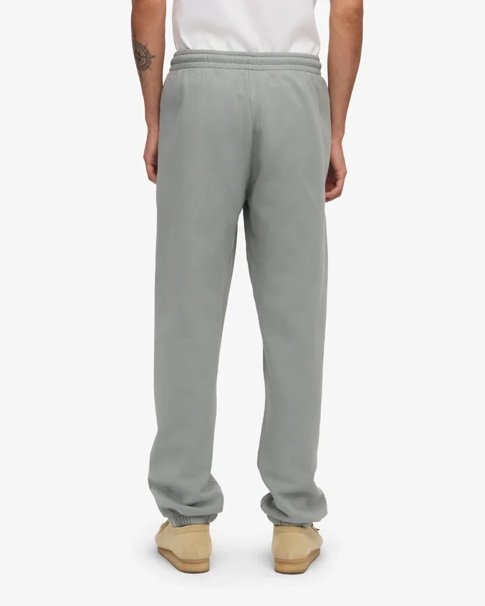 Pantalon de survêtement en coton bio - Bleu acier
