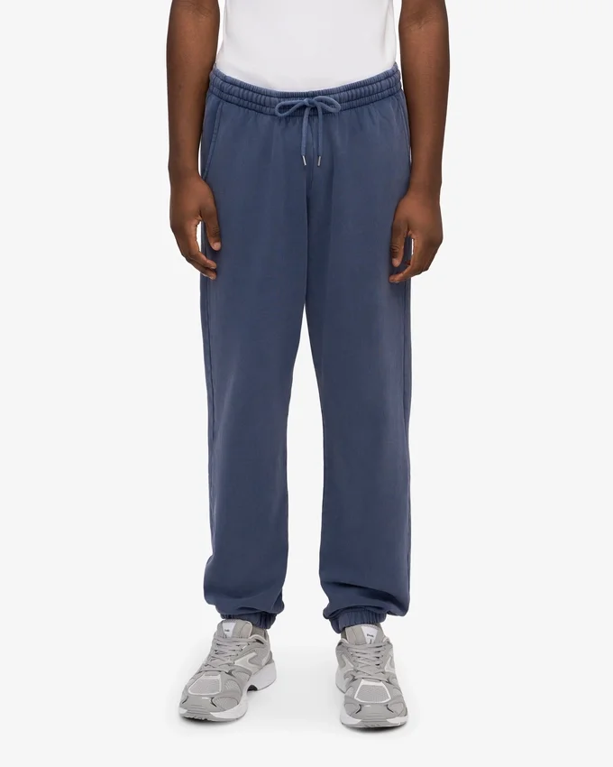 Pantalon de survêtement en coton bio - Bleu Neptune