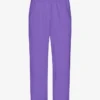 Pantalon de survêtement en lin bio à coupe droite - Violet ultra