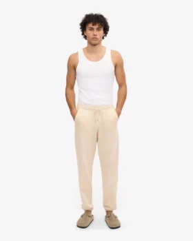 Pantalons de survêtement bio – Blanc ivoire