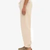 Pantalons de survêtement bio - Blanc ivoire