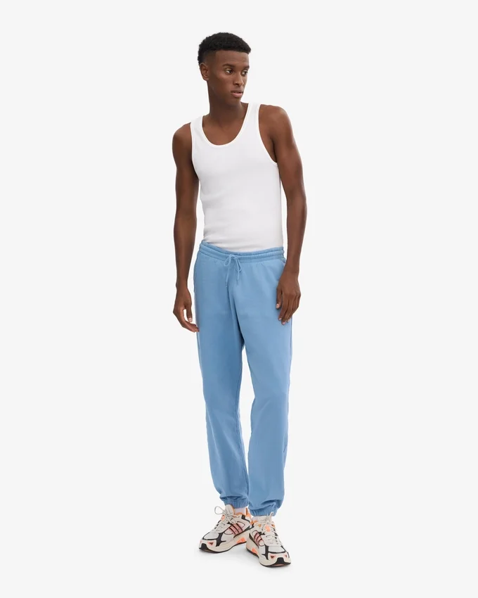 Pantalons de survêtement bio - Bleu bord de mer