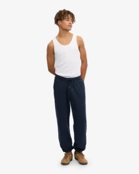 Pantalons de survêtement bio – Bleu marine