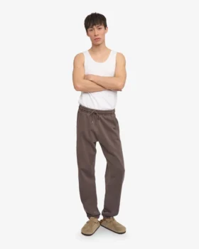 Pantalons de survêtement bio – Boue délavée