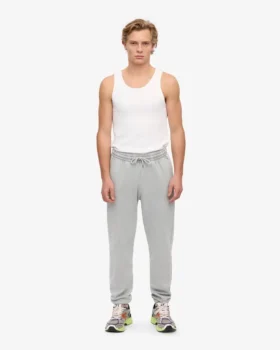 Pantalons de survêtement bio – Gris délavé