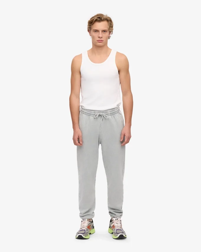 Pantalons de survêtement bio - Gris délavé