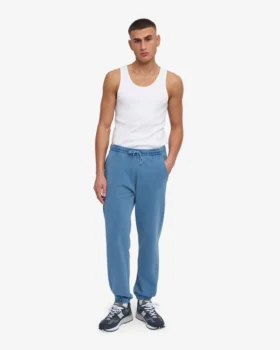 Pantalons de survêtement bio – Indigo délavé