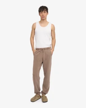 Pantalons de survêtement bio – Kaki délavé