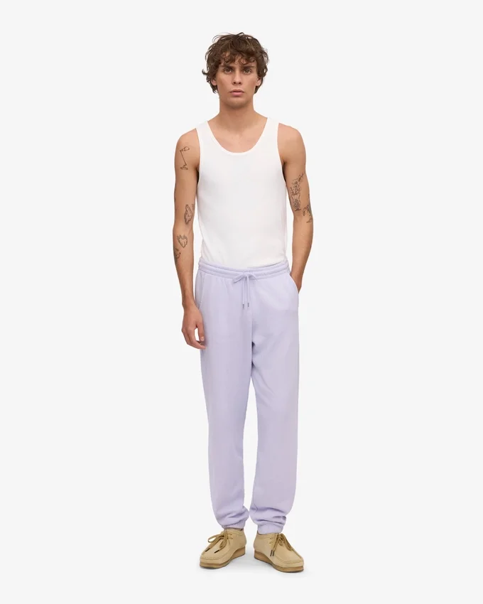 Pantalons de survêtement bio - Lavande douce