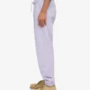 Pantalons de survêtement bio - Lavande douce