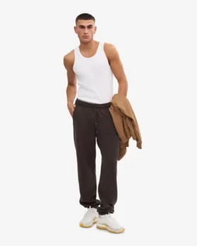 Pantalons de survêtement bio – Marron café
