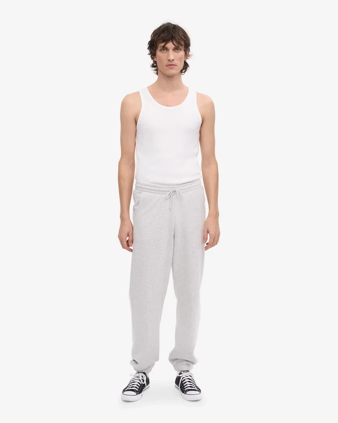 Pantalons de survêtement bio - Mélange neige