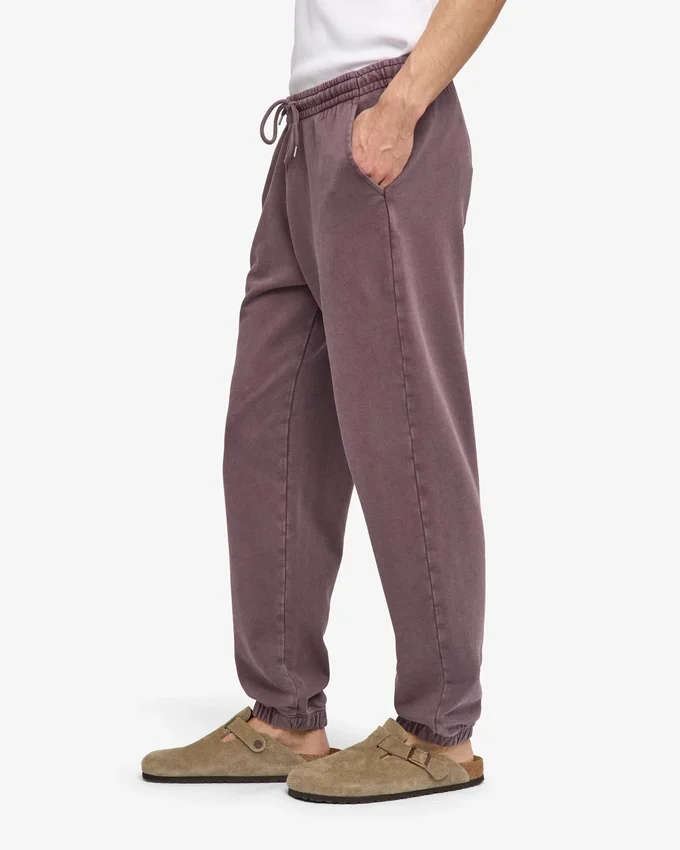 Pantalons de survêtement bio - Raisin délavé