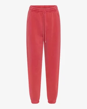 Pantalons de survêtement bio - Rouge délavé