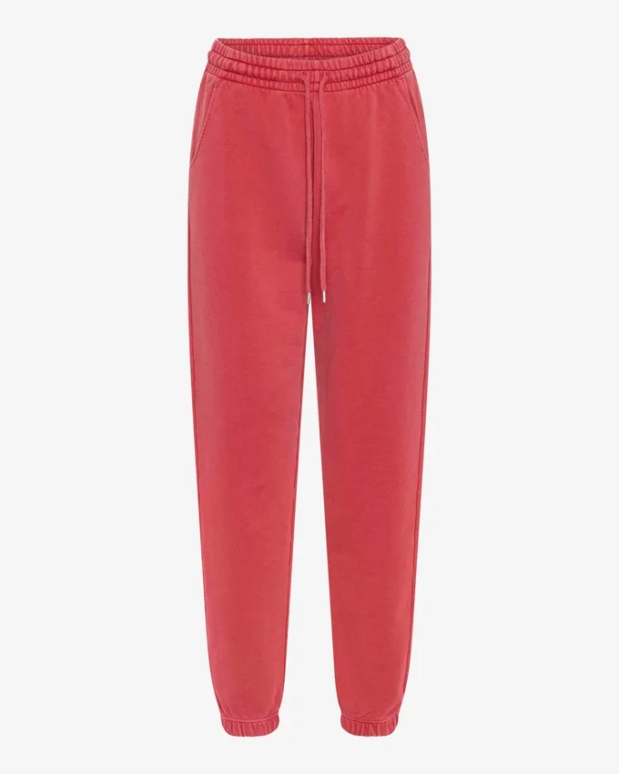 Pantalons de survêtement bio - Rouge délavé