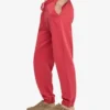 Pantalons de survêtement bio - Rouge délavé