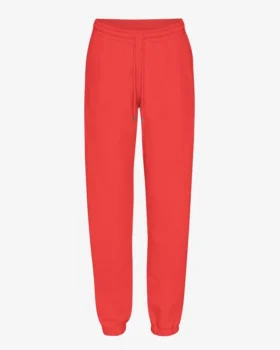 Pantalons de survêtement bio - Rouge mandarine