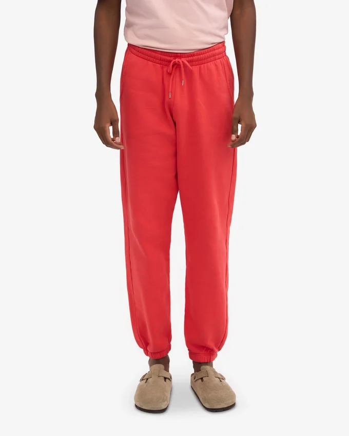 Pantalons de survêtement bio - Rouge mandarine