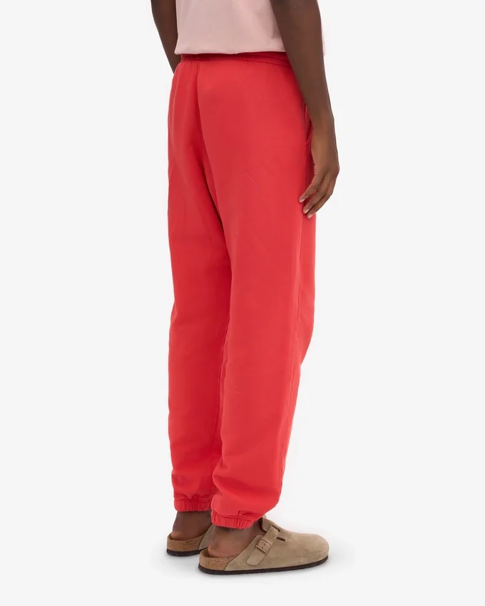 Pantalons de survêtement bio - Rouge mandarine